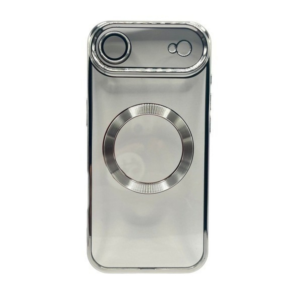 iPhone 17‎ Air Clear Protective Case Silver Metallic Trim NEW